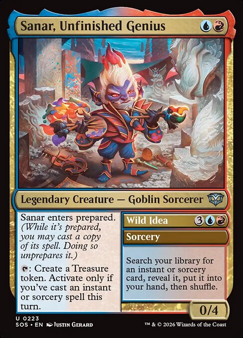 Sanar, Unfinished Genius // Wild Idea (SOS)