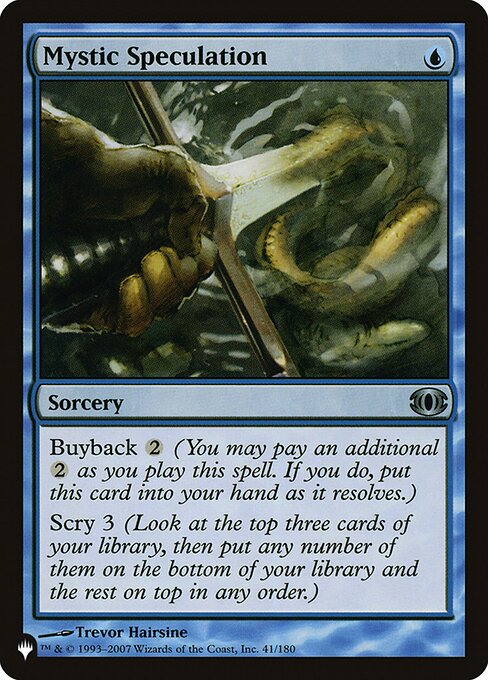 Mystic Speculation (PLST)