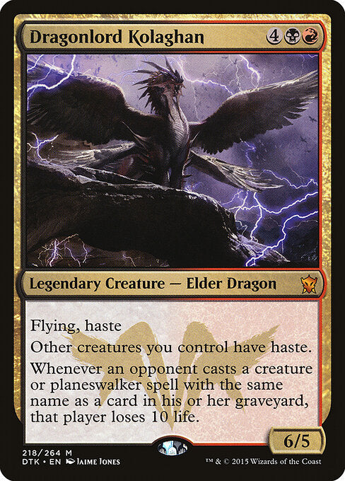 Dragonlord Kolaghan (DTK)