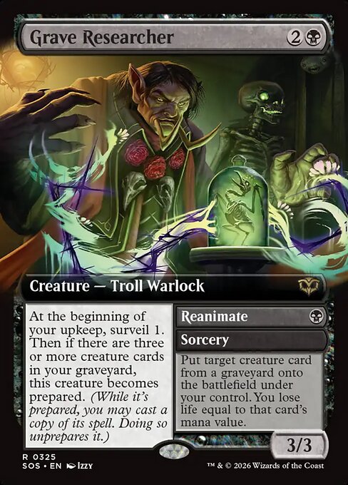 Grave Researcher // Reanimate (SOS)