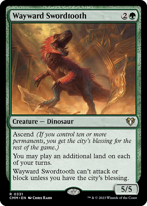 Wayward Swordtooth (CMM)