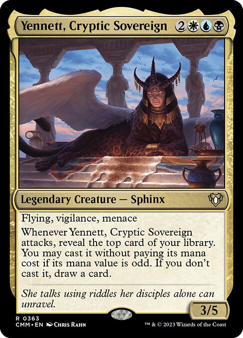 Yennett, Cryptic Sovereign (CMM)