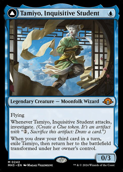 Tamiyo, Inquisitive Student // Tamiyo, Seasoned Scholar (MH3)