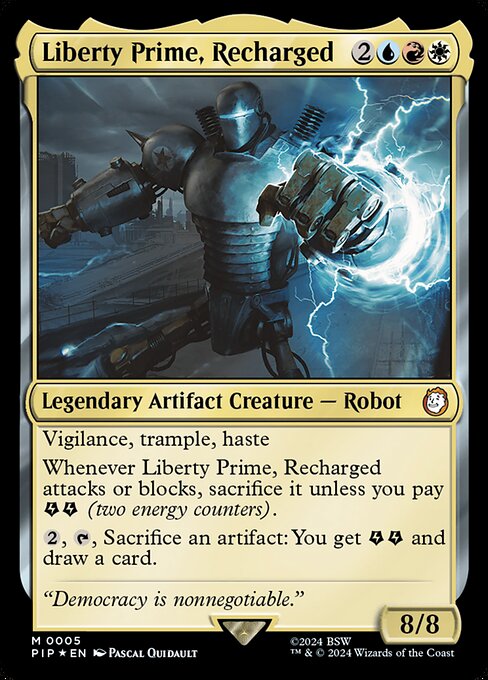 Liberty Prime, Recharged (PIP)