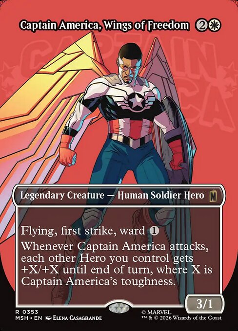 Captain America, Wings of Freedom (MSH)