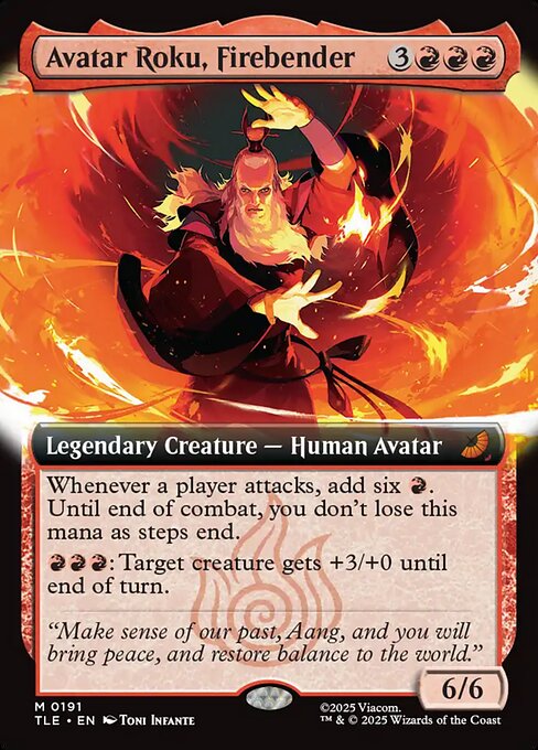 Avatar Roku, Firebender (TLE)