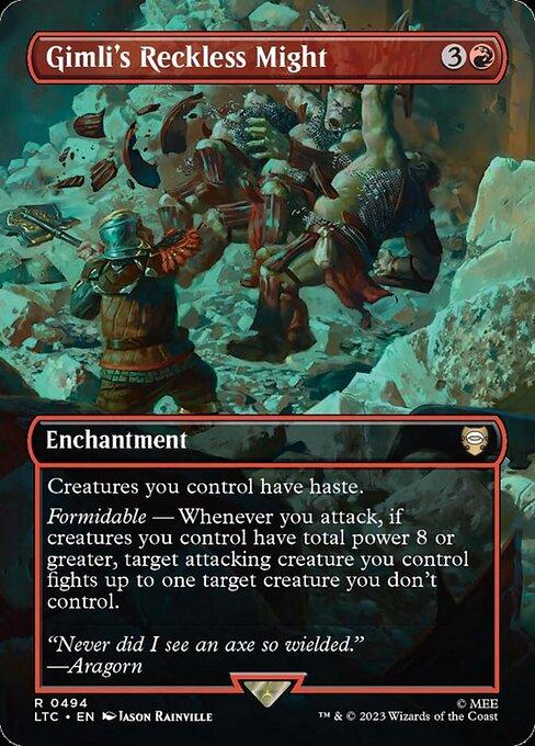 Gimli's Reckless Might (LTC)