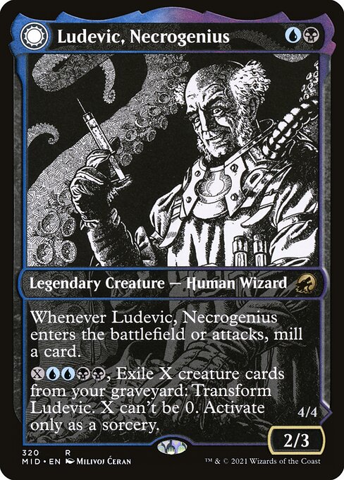 Ludevic, Necrogenius // Olag, Ludevic's Hubris (MID)