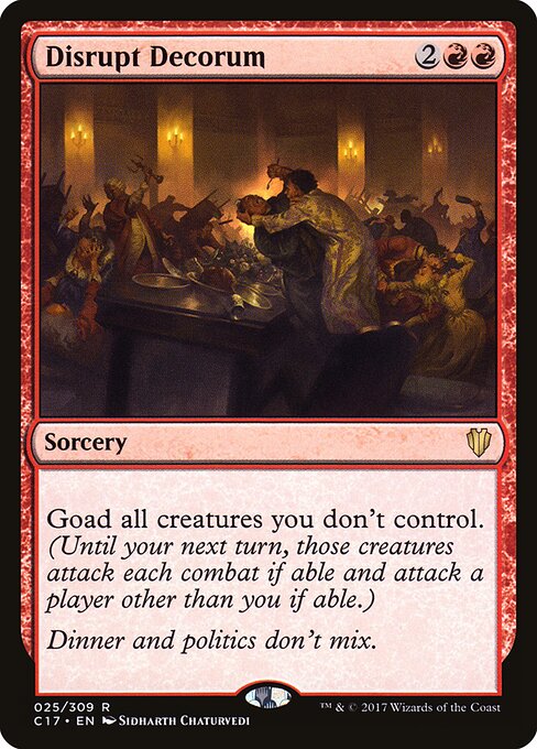 Disrupt Decorum (C17)