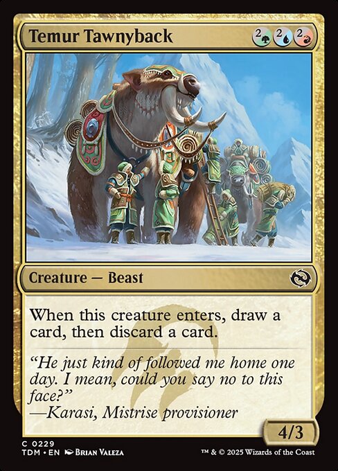 Temur Tawnyback (TDM)
