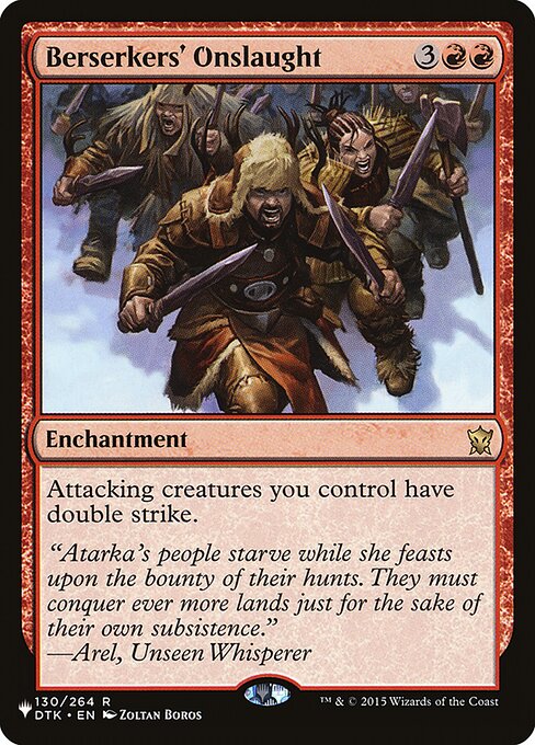 Berserkers' Onslaught (PLST)