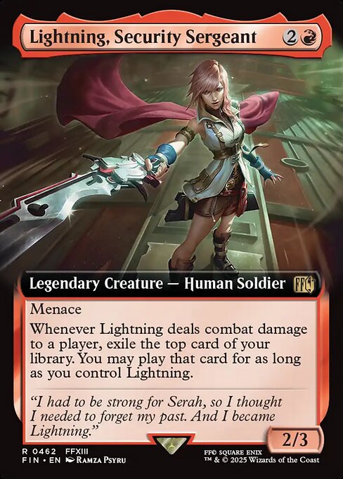Lightning, Security Sergeant (FIN)