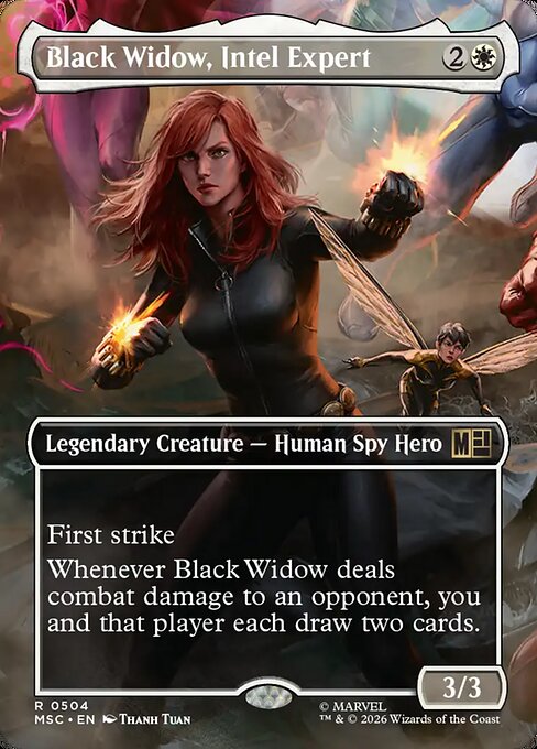 Black Widow, Intel Expert (MSC)