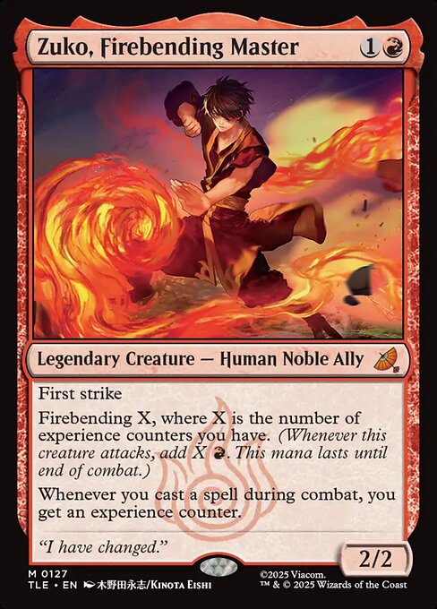 Zuko, Firebending Master (TLE)