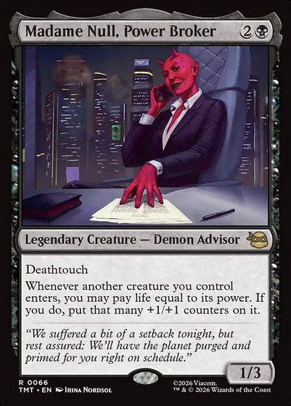 Madame Null, Power Broker (TMT)