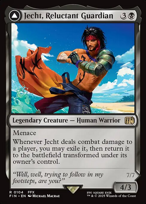 Jecht, Reluctant Guardian // Braska's Final Aeon (FIN)