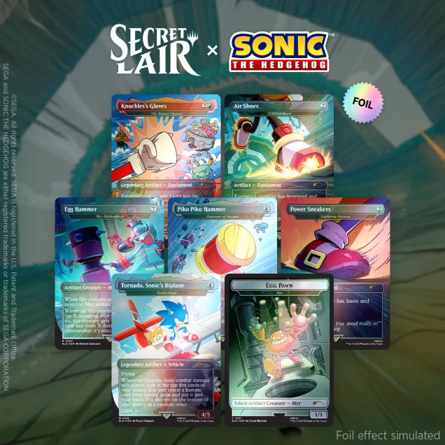 SLD: Secret Lair x Sonic: Turbo Gear Foil Edition