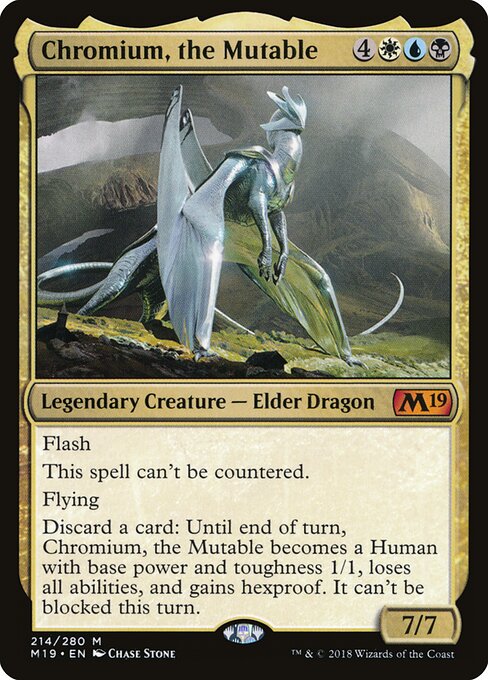 Chromium, the Mutable (M19)