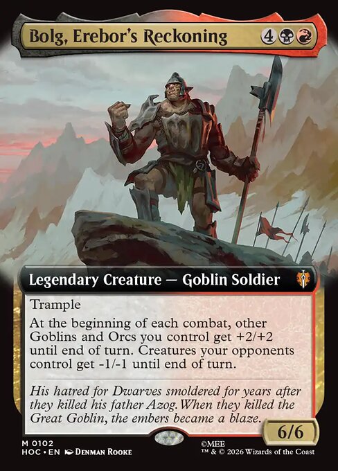 Bolg, Erebor's Reckoning (HOC)