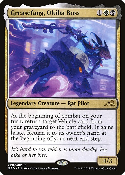 Greasefang, Okiba Boss (NEO)