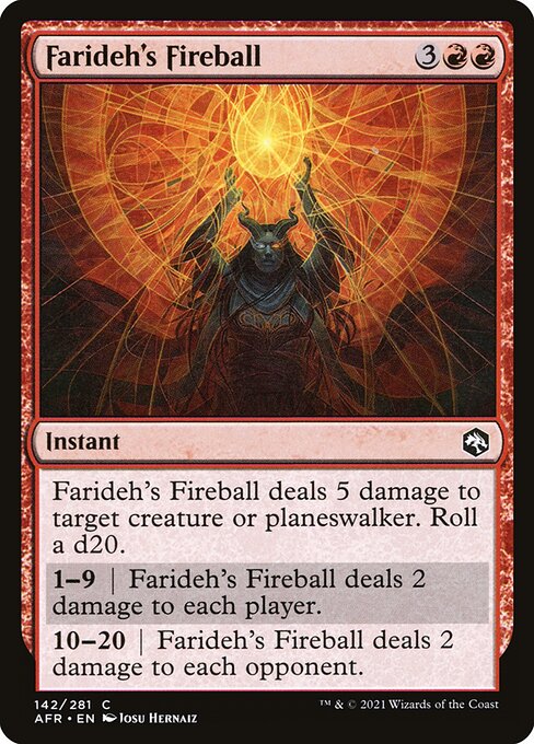 Farideh's Fireball (AFR)
