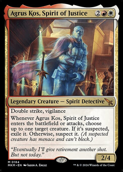 Agrus Kos, Spirit of Justice (MKM)