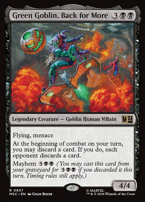 Green Goblin, Back for More (MSC)