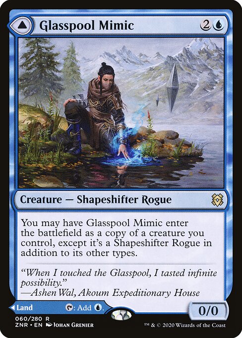 Glasspool Mimic // Glasspool Shore (ZNR)