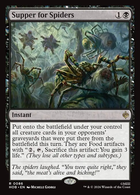 Supper for Spiders (HOB)