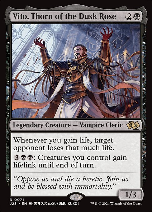 Vito, Thorn of the Dusk Rose (J25)