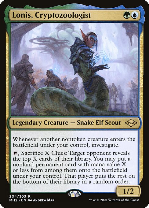 Lonis, Cryptozoologist (MH2)