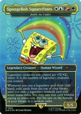SpongeBob SquarePants - Jodah, the Unifier (Rainbow Foil) (SLD)