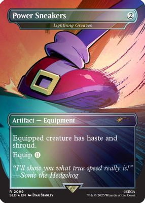 Power Sneakers - Lightning Greaves (Rainbow Foil) (SLD)