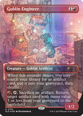 Goblin Engineer (Galaxy Foil) (SLD)