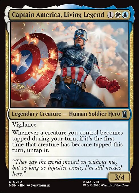 Captain America, Living Legend (MSH)