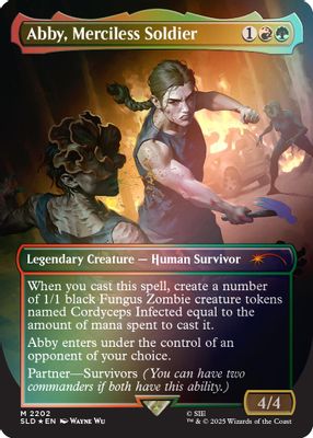 Abby, Merciless Soldier (Rainbow Foil) (SLD)