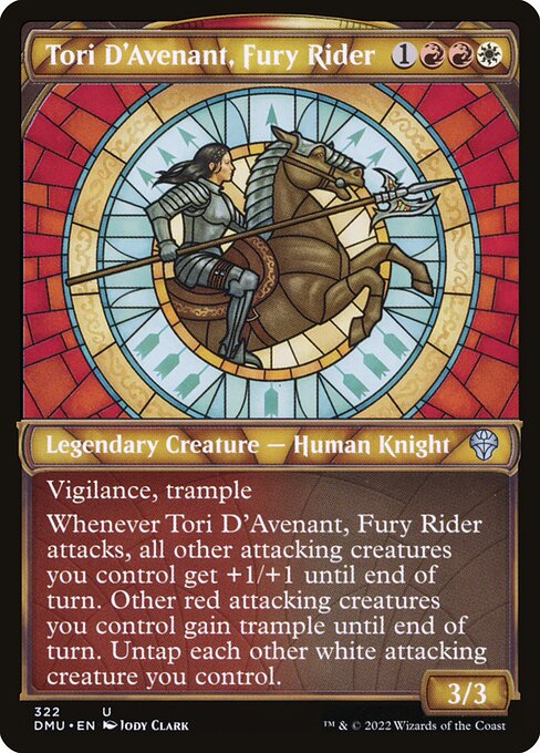 Tori D'Avenant, Fury Rider (DMU)