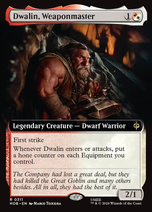Dwalin, Weaponmaster (HOB)