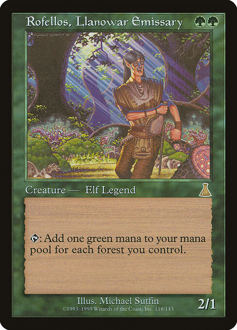 Rofellos, Llanowar Emissary (UDS)
