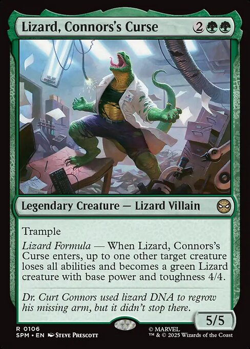 Lizard, Connors's Curse (SPM)