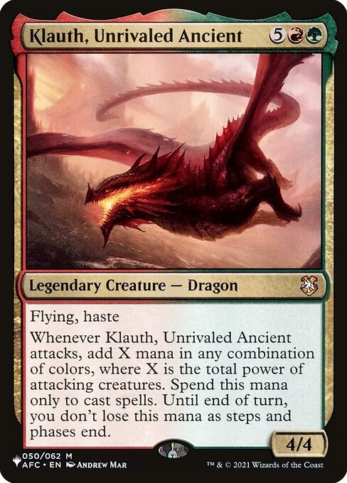 Klauth, Unrivaled Ancient (PLST)