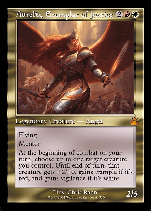 Aurelia, Exemplar of Justice (RVR)