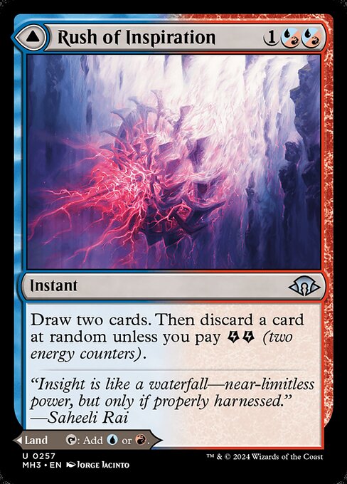 Rush of Inspiration // Crackling Falls (MH3)