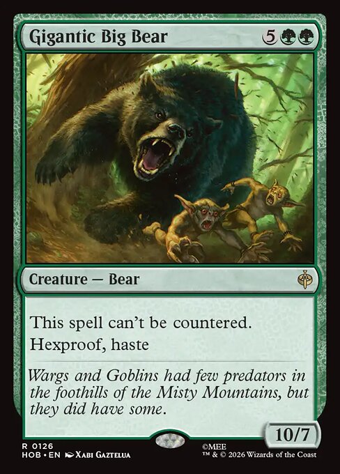 Gigantic Big Bear (HOB)