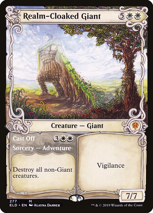 Realm-Cloaked Giant // Cast Off (ELD)