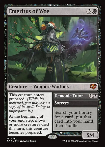 Emeritus of Woe // Demonic Tutor (SOS)