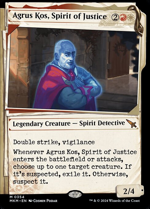 Agrus Kos, Spirit of Justice (MKM)