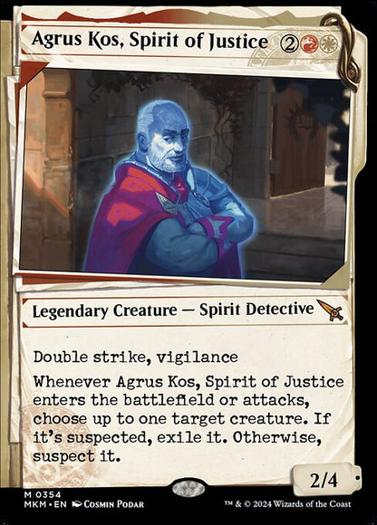Agrus Kos, Spirit of Justice (MKM)