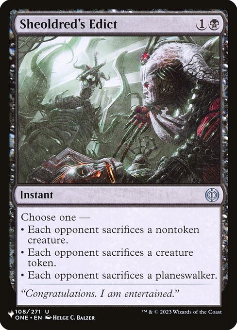 Sheoldred's Edict (PLST)