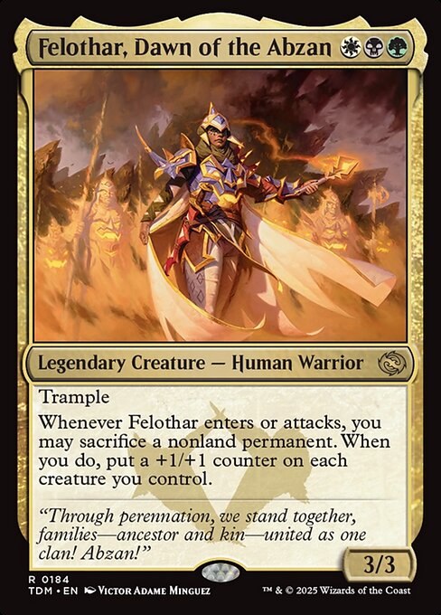 Felothar, Dawn of the Abzan (TDM)